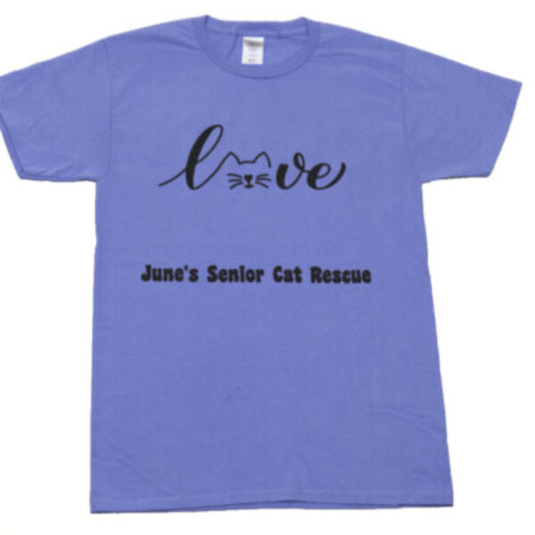 T-Shirt - LOVE - June's Senior Cat Rescue